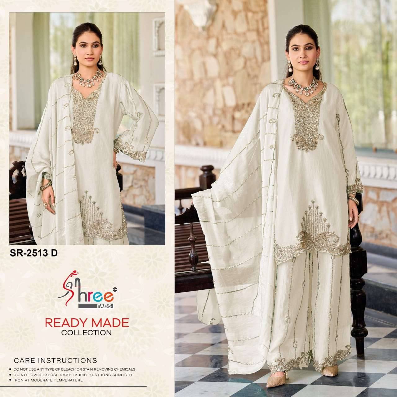 2513 Colors BY Shree fabs 2513 a TO 2513 d SERIES Pakistani Stylish Beautiful Colourful Printed & moss chiffon readymade Dresses At Wholesale Price